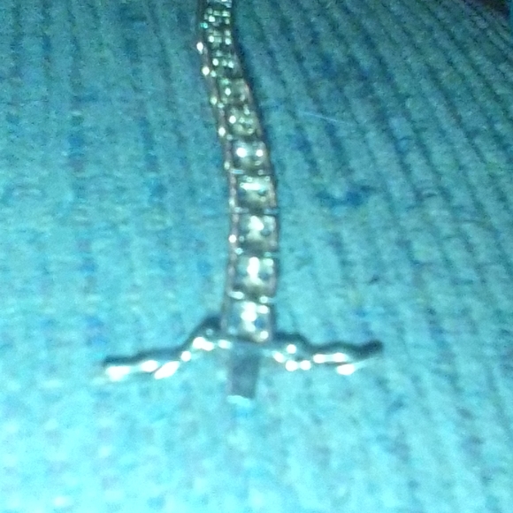 Vintage tennis bracelet 925 R China. 8 inches long in amazing shape. - Picture 5 of 7